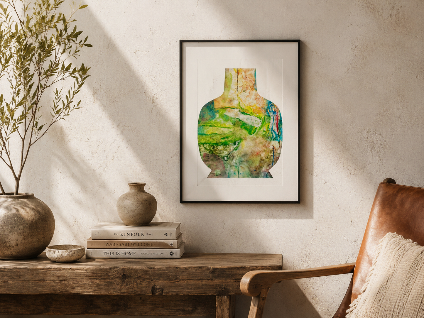 Vase  - Green marble